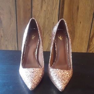 Glitter heels